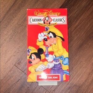 Walt Disney Cartoon Classics Special Edition VHS Fun On The Job